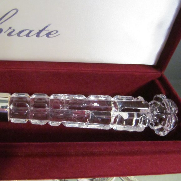 Lead Crystal Stainless Steel Pasta Server +24% lead crystal - Picture 3 of 16